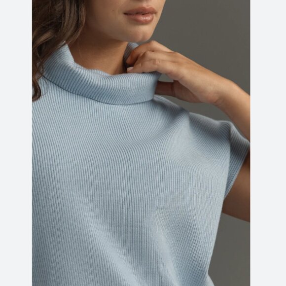 Brand New Maeve Mock-Neck Muscle Sweater Vest - Picture 3 of 8